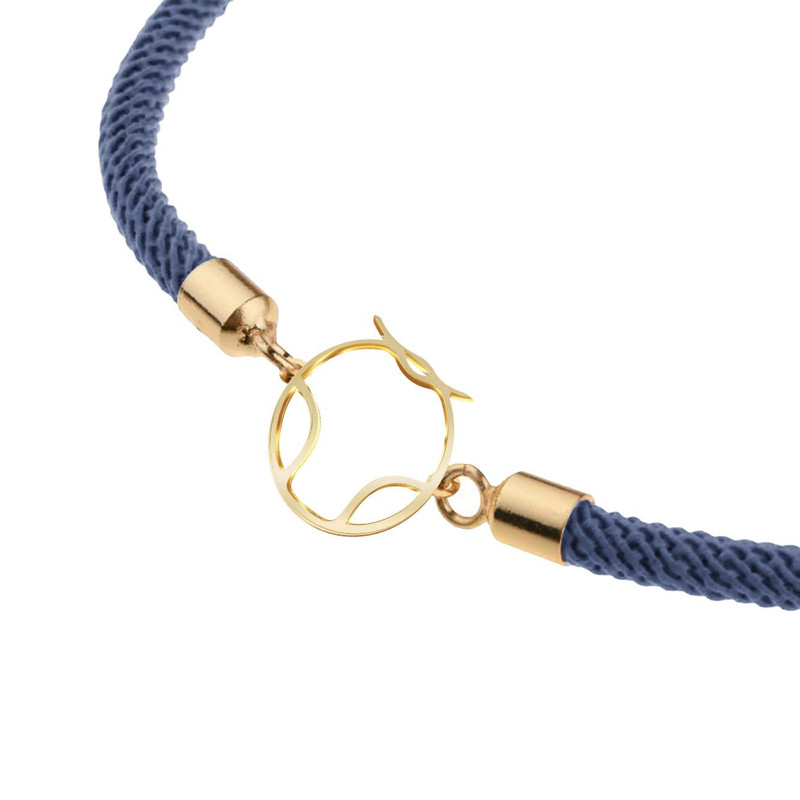 دستبند طلا 18 عیار زنانه مدوپد مدل جغد کد D12-10184