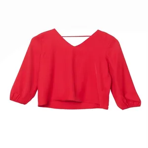 بلوز آستین بلند یقه هفت زنانه ال سی وایکیکی مدل W4KI15Z8