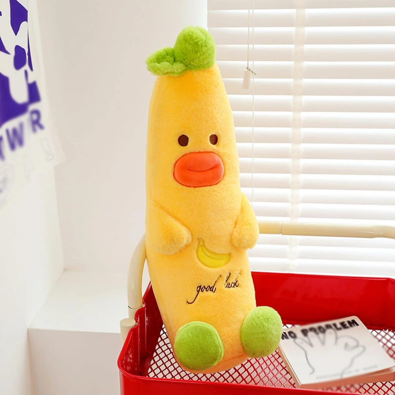 عروسک مدل موز بالشتی لب بزرگ کد DB20 ارتفاع 50 سانتی‌متر