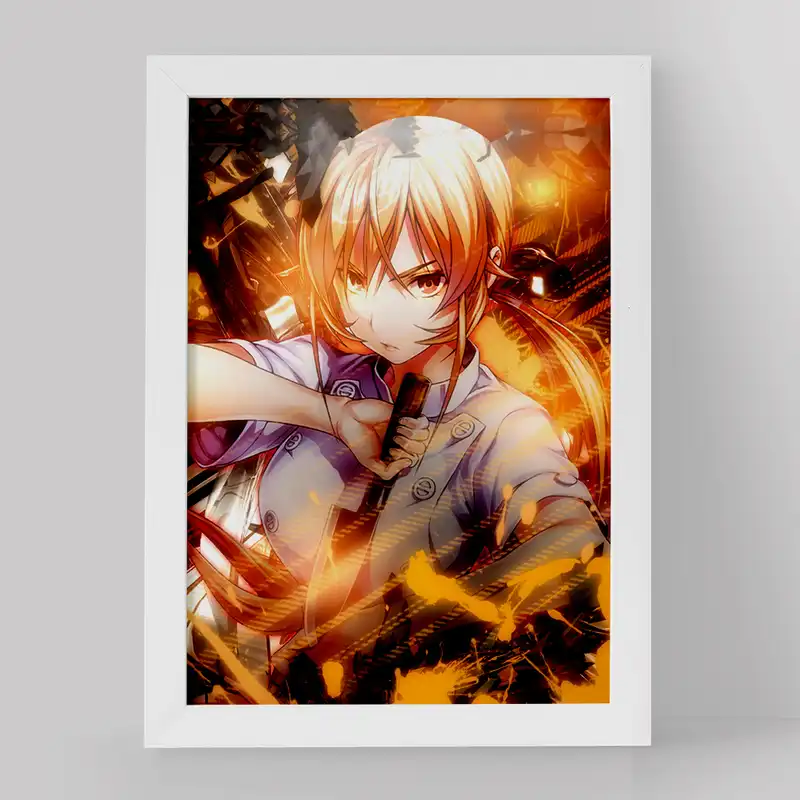 تابلو خندالو مدل ارینا انیمه جنگ غذاها کد 16986