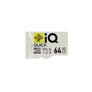 کارت حافظه‌ microSDXC آی کیو کلاس 10 استاندارد U1 مدل V10 A1 ظرفیت 64 گیگابایت