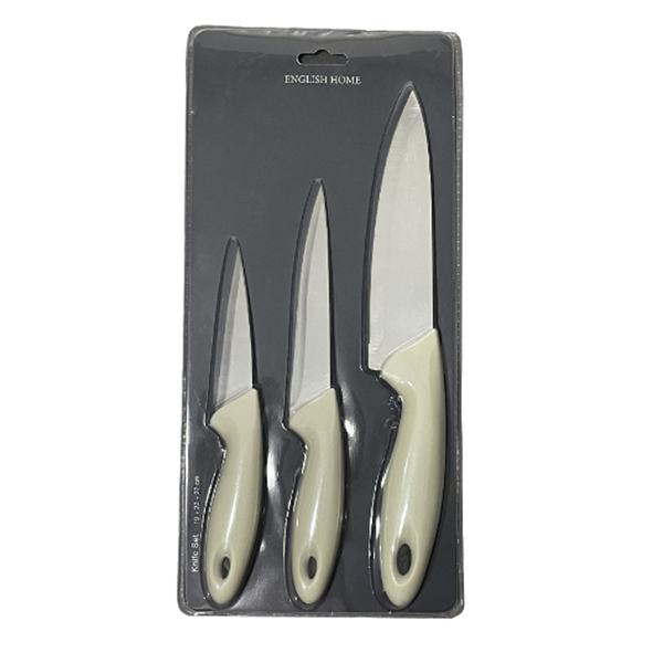ست چاقو آشپزخانه سه پارچه انگلیش هوم مدل Lydia 