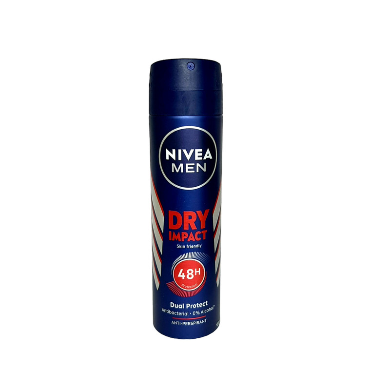 اسپری ضد تعریق مردانه نیوآ مدل Dry Impact حجم 150 میلی لیتر اسپری ضد تعریق مردانه نیوآ مدل Dry Impact حجم 150 میلی لیتر