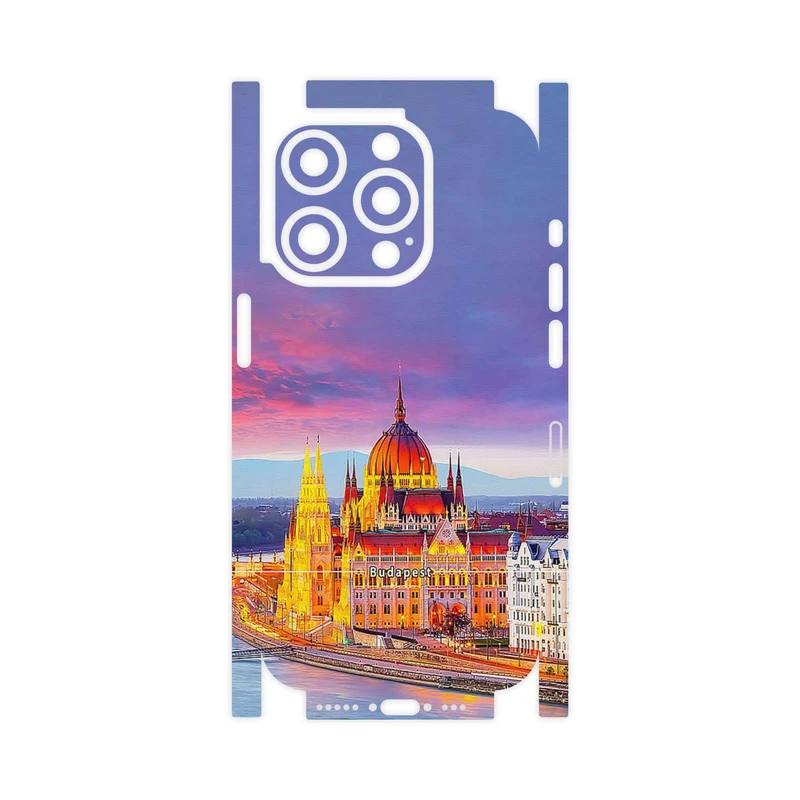 برچسب پوششی ماهوت مدل City of Budapest-FullSkin مناسب برای گوشی موبایل اپل iPhone 15 Pro