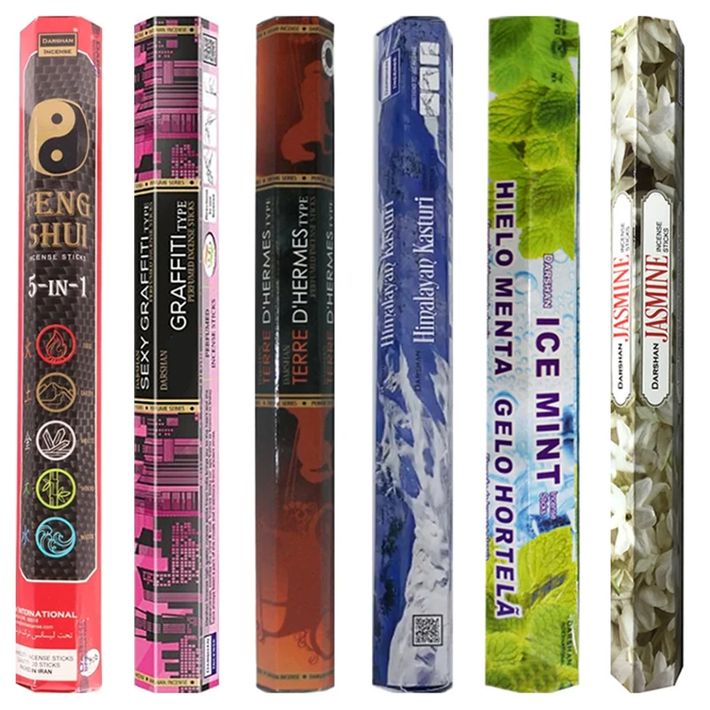 عود دارشان مدل ترکیبی کد Mix635 مجموعه 6 عددی