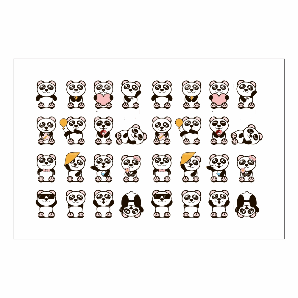 برچسب لنز ناخن مدل L2020