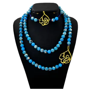 نیم ست نقره زنانه  دلی جم طرح عشق کد D 330