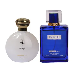 ادوپرفیوم مردانه رودیر پلاس مدل In Blue با رایحه خنک حجم 100 میلی‌لیتر به همراه ادوپرفیوم زنانه رودیر پلاس مدل Dancy با رایحه ملایم حجم 100 میلی‌لیتر