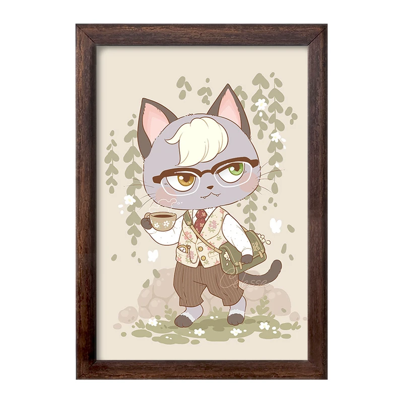 تابلو خندالو طرح بازی انیمال کراسینگ (Animal Crossing) کد 32671