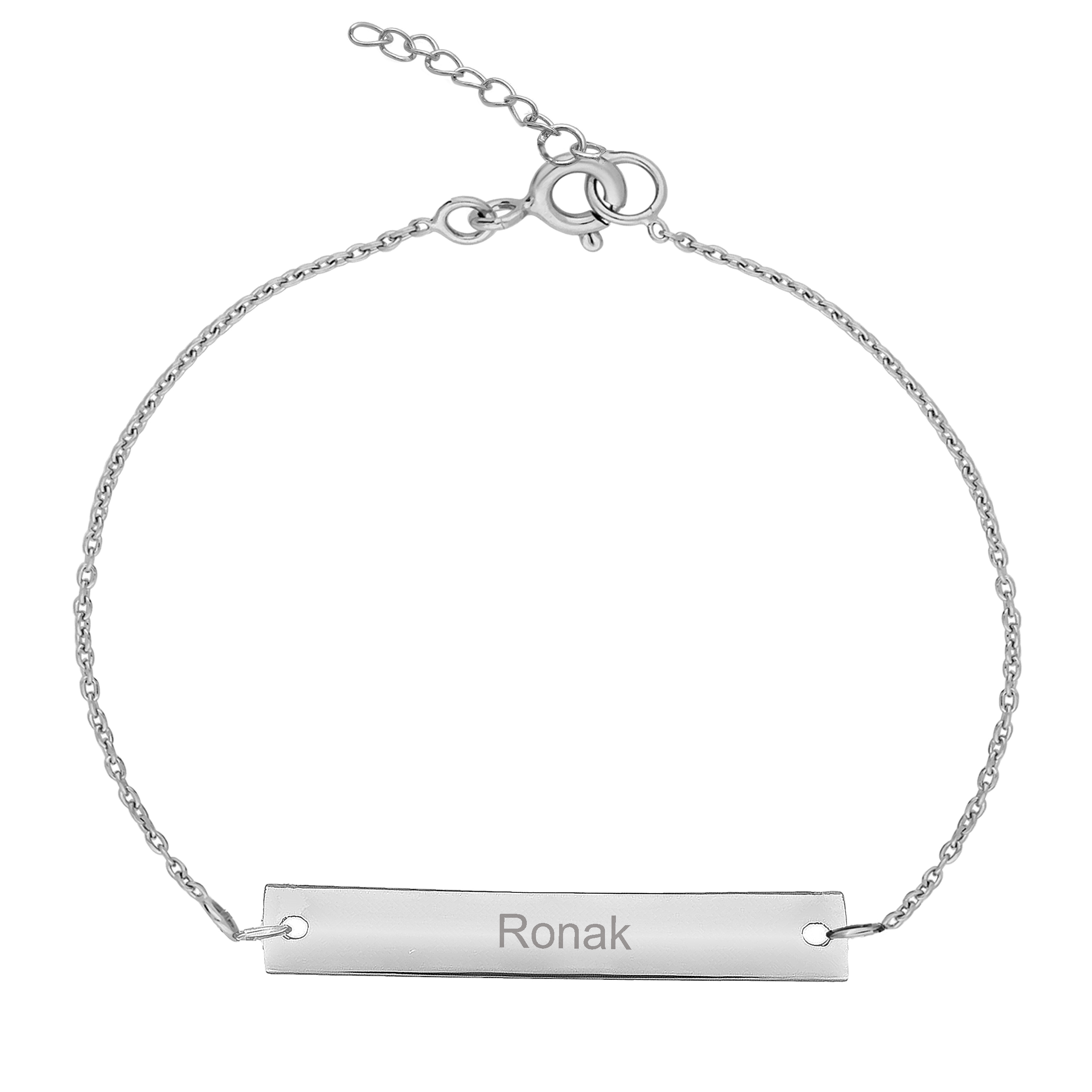 دستبند نقره زنانه ترمه ۱ مدل روناک کد DN 1092