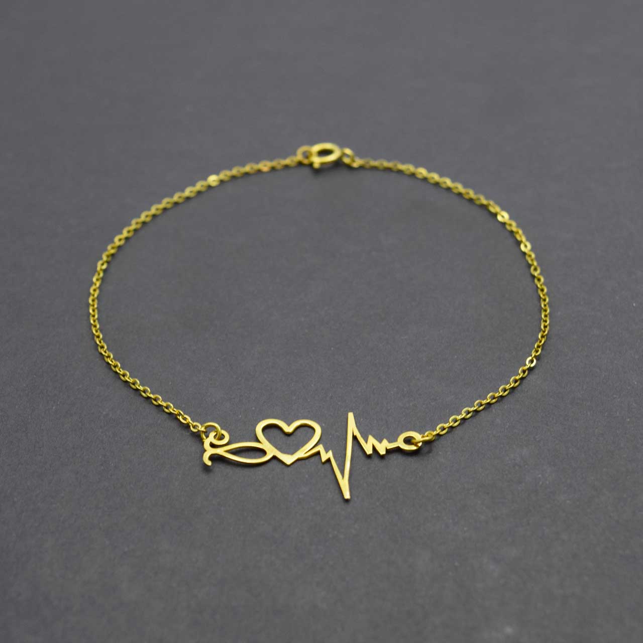 دستبند طلا 18 عیار زنانه کانیار گالری مدل B18 -  - 1