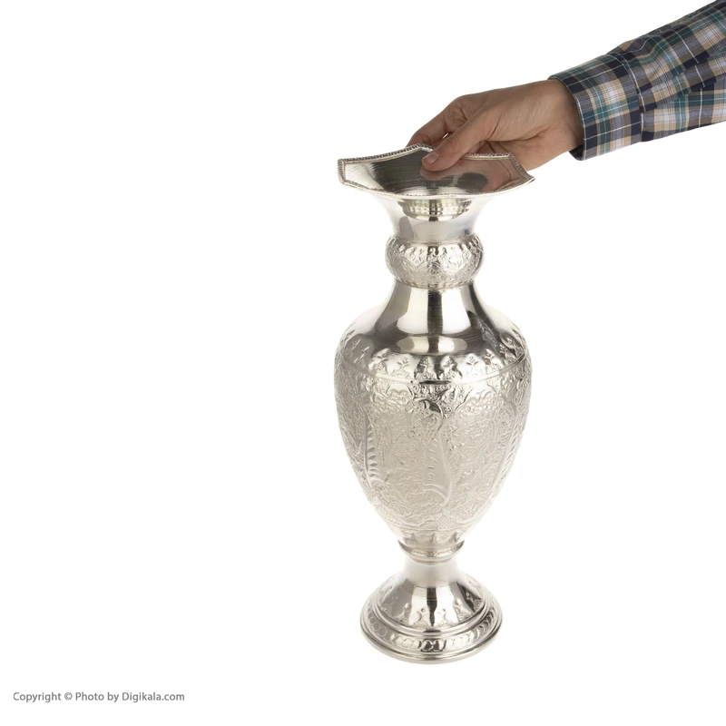 عکس شماره 5 : گلدان برنجی کد 001 بسته 2 عددی