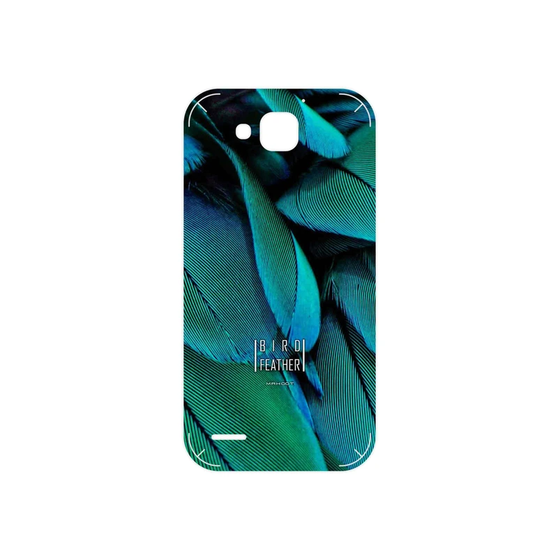 برچسب پوششی ماهوت مدل Green Feather مناسب برای گوشی موبایل هوآوی Ascend G750