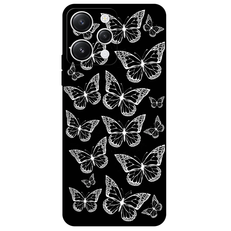 کاور مگافون طرح پروانه مدل 7244 مناسب برای گوشی موبایل شیائومی Redmi 12 4G