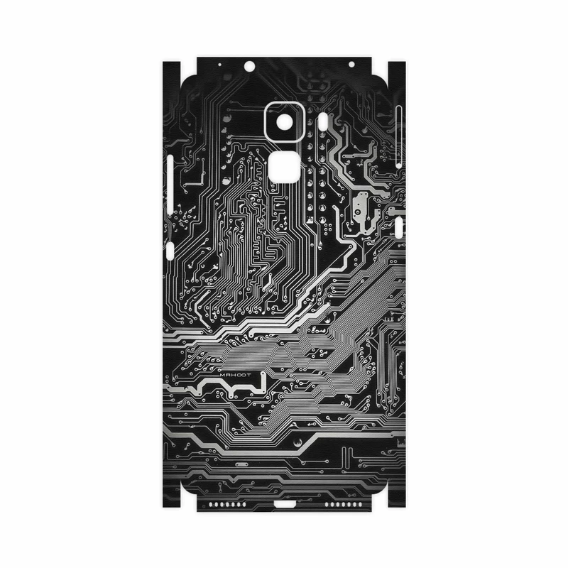 برچسب پوششی ماهوت مدل Black Printed Circuit Board-FullSkin مناسب برای گوشی موبایل آنر 7