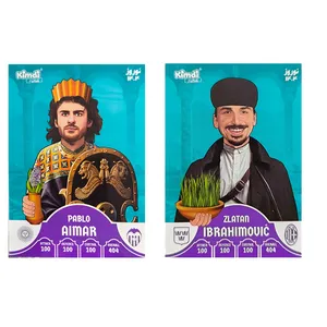 اسباب بازی زینتی کیمدی مدل پابلو آیمار و زلاتان ابراهیموویچ نوروز مجموعه 2 عددی