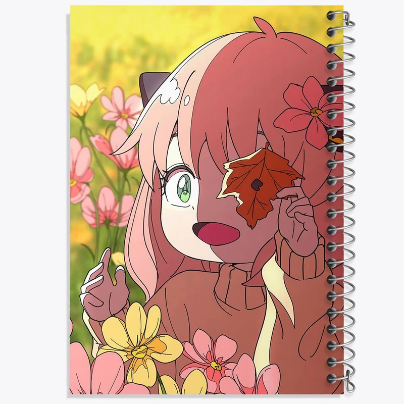 دفتر شطرنجی 50 برگ خندالو طرح آنیا فورجر انیمه اسپای ایکس فمیلی Spy x Family کد 24219