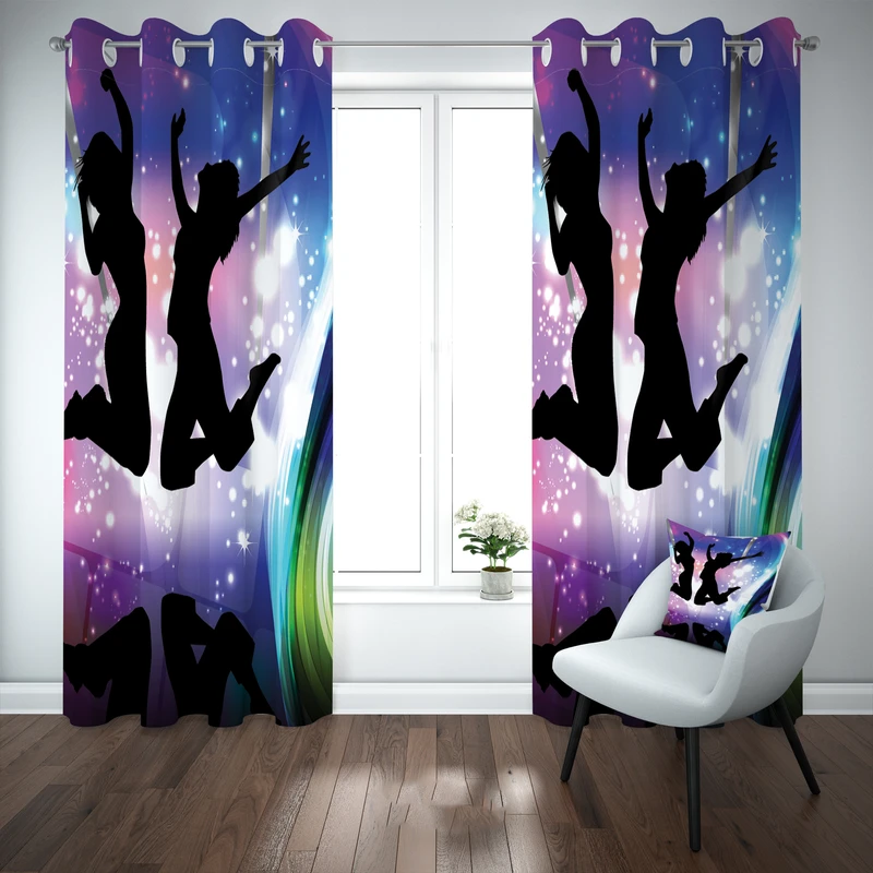 پرده مدل b2573 سایز 140×280 سانتی متر