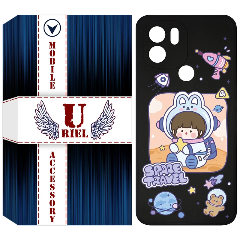 کاور یوریل مدل KSH کد 9 طرح دختر فضانورد مناسب برای گوشی موبایل شیائومی Redmi A2 Plus