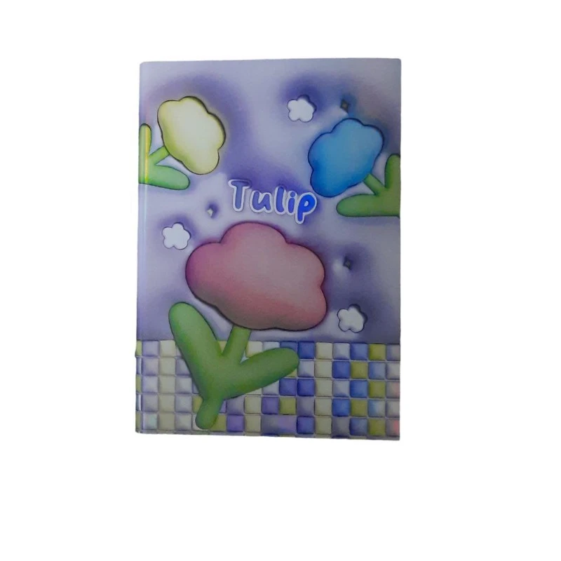 دفتر یادداشت 80 برگ مدل سه بعدی Tulip گل 03