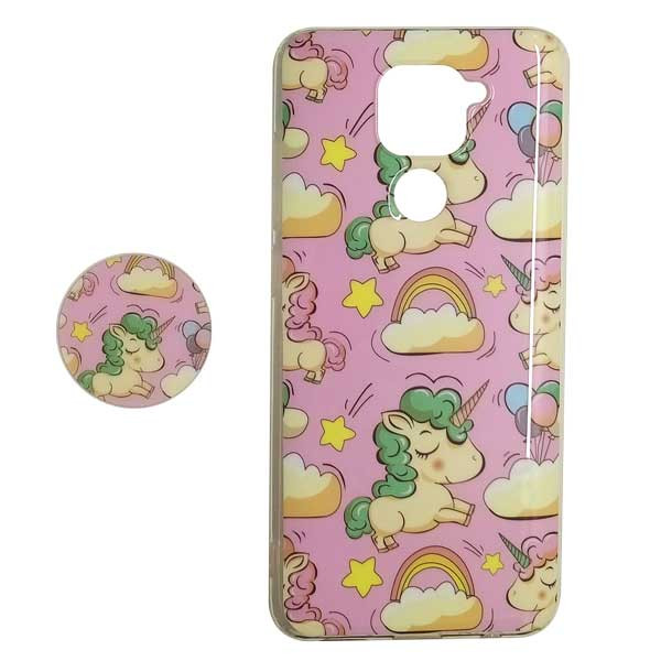 کاور مدل XM275A مناسب برای گوشی موبایل شیائومی Redmi Note 9 به همراه پایه نگهدارنده