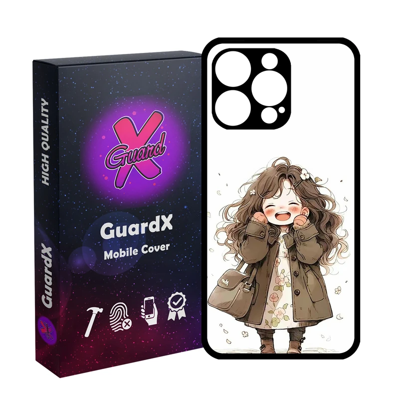 کاور گارد ایکس طرح دختر مدل Glass10719 مناسب برای گوشی موبایل اپل iPhone 14 Pro Max