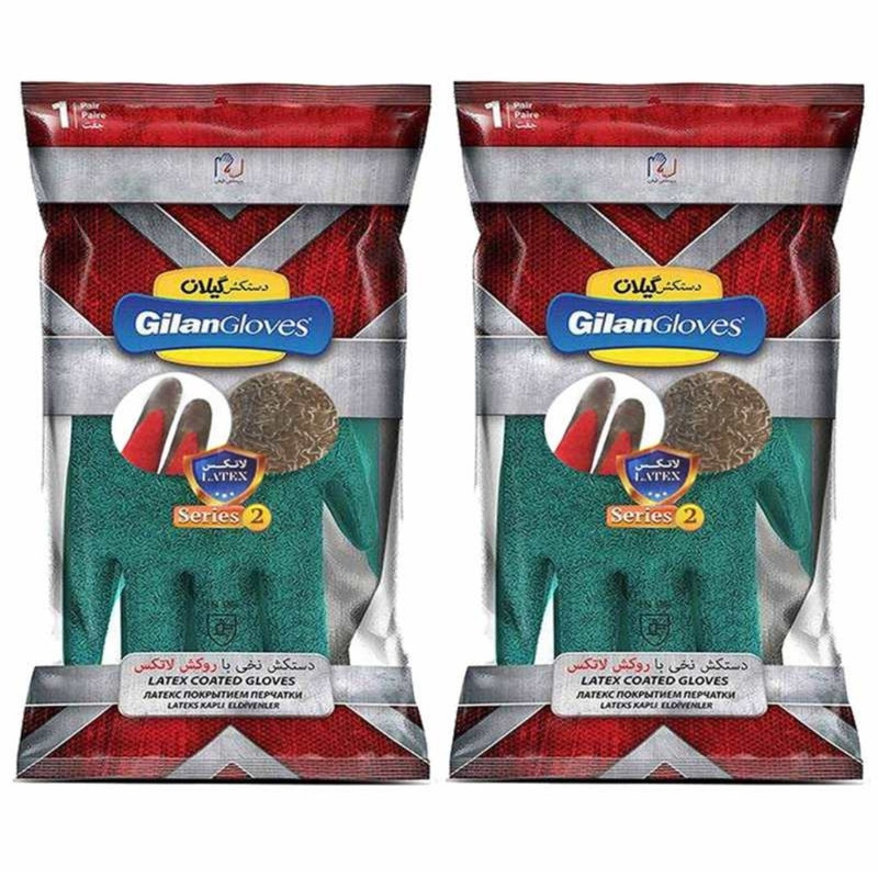 دستکش ایمنی دستکش گیلان مدل s.2 مجموعه 4 عددی
