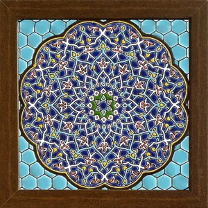تابلو کاشی کاری طرح مسجد جامع یزد کد 0274
