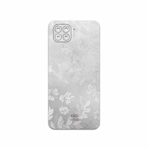 MAHOOT Silver-Wildflower Cover Sticker for Oppo A93