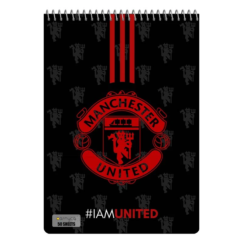 دفتر نقاشی 50 برگ سیمی کارنیکا طرح منچستر یونایتد Manchester United کد 49076