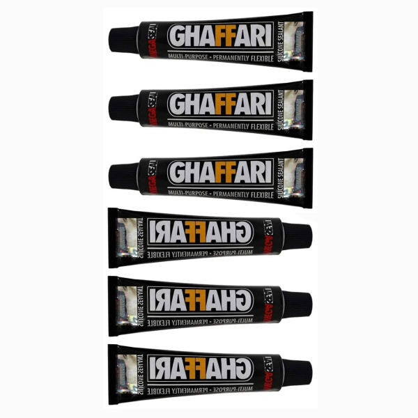 چسب آکواریوم غفاری مدل مگاسیل وزن 30 گرم بسته 6 عددی