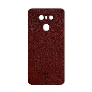MAHOOT Natural Leather Cover Sticker for LG G6