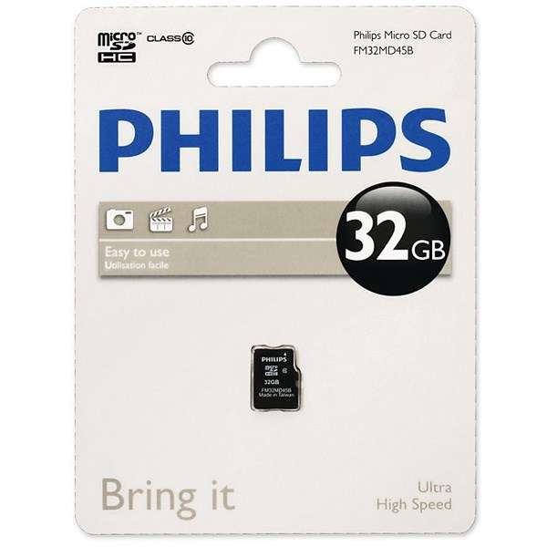 کارت حافظه microSDHC فیلیپس مدل FM32MD45B کلاس 10 ظرفیت 32 گیگابایت کارت حافظه microSDHC فیلیپس مدل FM32MD45B کلاس 10 ظرفیت 32 گیگابایت