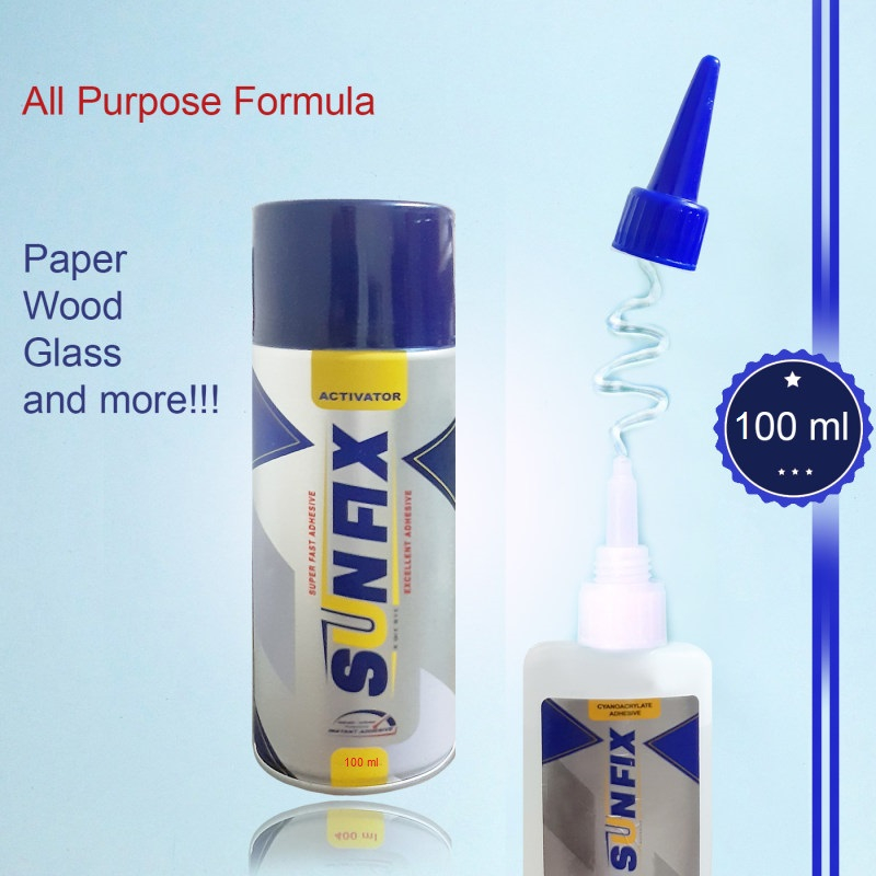 چسب 123 سان فیکس مدل 4 حجم 100میلی لیتر 2 عددی