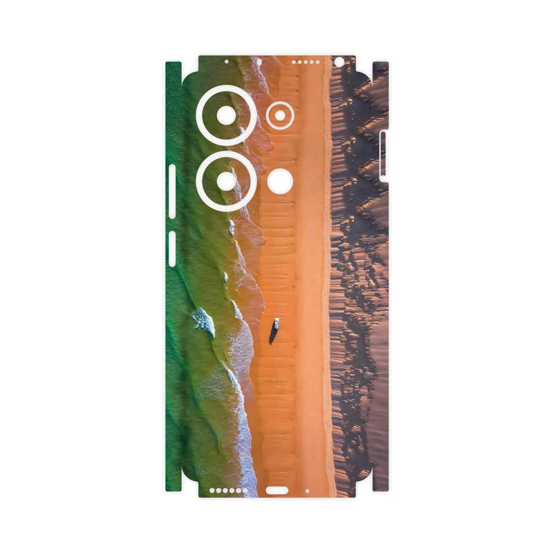 برچسب پوششی ماهوت مدل Beach and Green Sea-FullSkin مناسب برای گوشی موبایل شیائومی Poco M6 Pro 4G