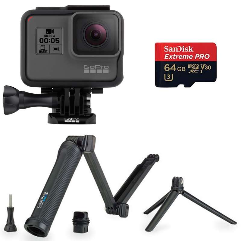 مجموعه دوربین فیلم برداری ورزشی گوپرو مدل HERO5 Black مجموعه دوربین فیلم برداری ورزشی گوپرو مدل HERO5 Black