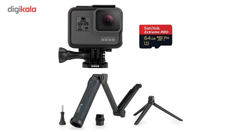 مجموعه دوربین فیلم برداری ورزشی گوپرو مدل HERO5 Black