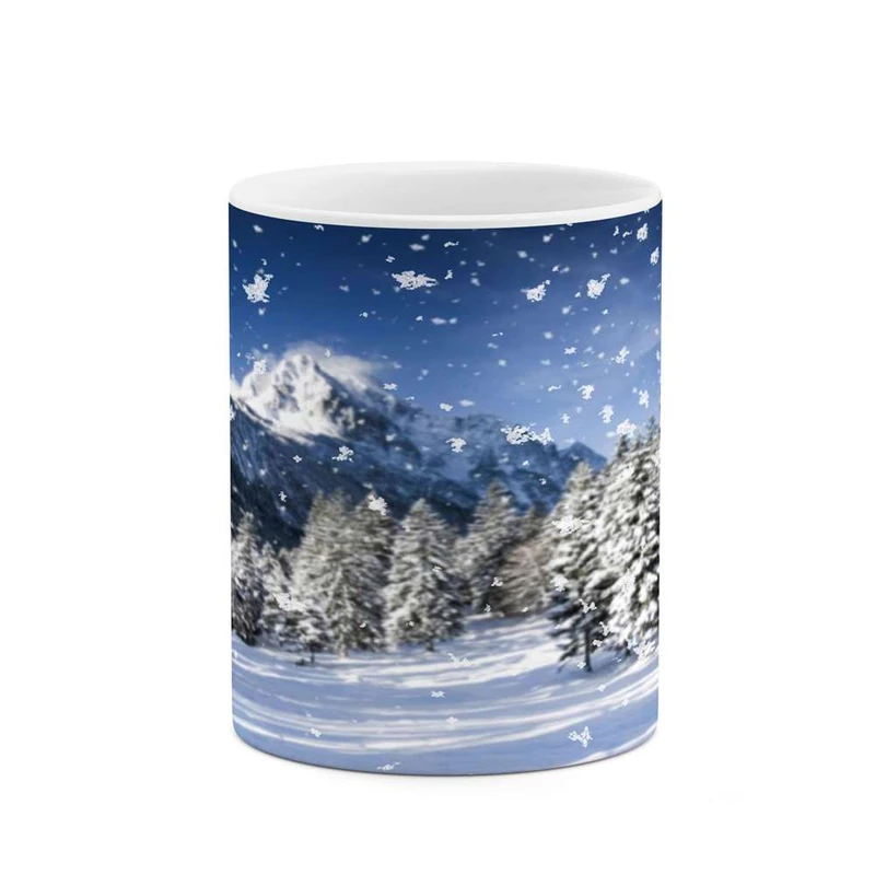 ماگ کاکتی مدل منظره برفی کد mgh14994