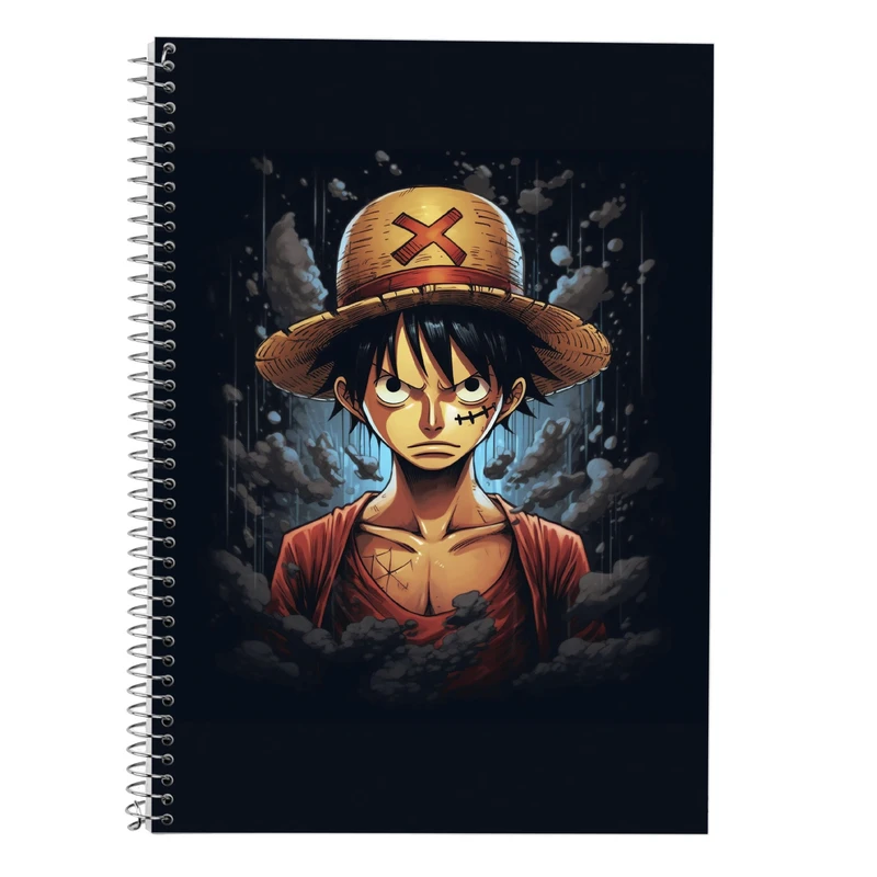 دفتر زبان 50 برگ مدوپد مدل سه خط طرح وان پیس One Piece کد DF10776