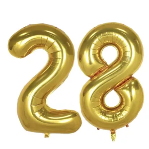 بادکنک فویلی پارتی لند تهران طرح عدد بیست و هشت کد twenty eight28 مجموعه 2 عددی