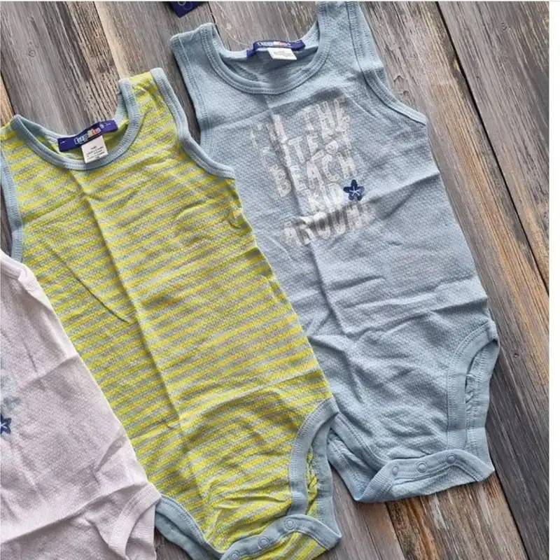 بادی نوزادی لوپیلو مدل راه راه مجموعه 2 عددی