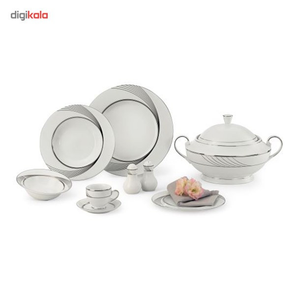 سرویس غذاخوری 84 پارچه شفر طرح Mega کد 5016