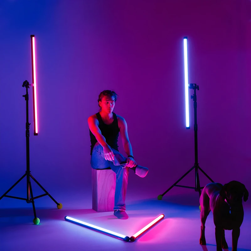 عکس شماره 13 : نور ثابت ال ای دی rgb چیکولایت مدل rgb50 x2 بسته 2 عددی