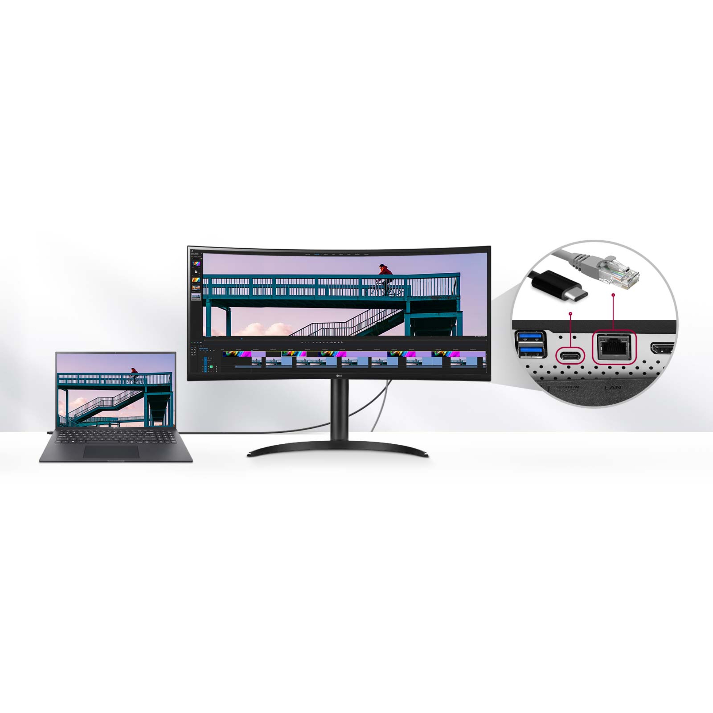 قیمت و خرید مانیتور خمیده ال جی مدل 34WQ75C-B سایز 34 اینچ قیمت و خرید مانیتور خمیده ال جی مدل 34WQ75C-B سایز 34 اینچ