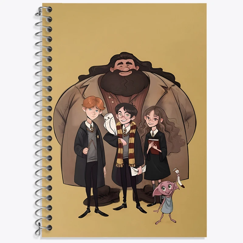 دفتر لغت 50 برگ خندالو طرح هری پاتر (Harry Potter) کد N2464