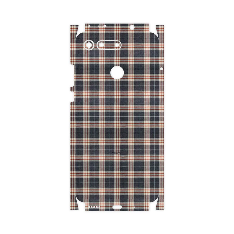 برچسب پوششی ماهوت مدل Fabric Texture 5-FullSkin مناسب برای گوشی موبایل آنر View 20