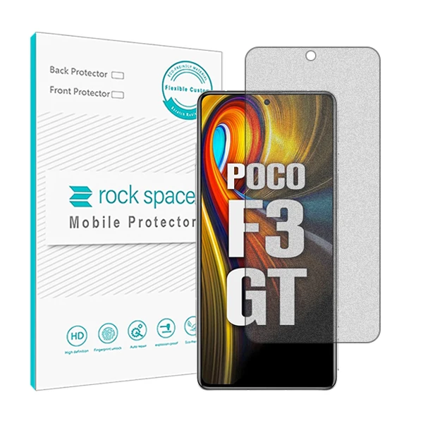 محافظ صفحه نمایش مخصوص بازی راک اسپیس مدل HyGAM مناسب برای گوشی موبایل شیائومی Poco F3 GT