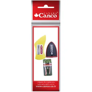 مجموعه 3 عددی پاک کن و تراش کنکو طرح 1