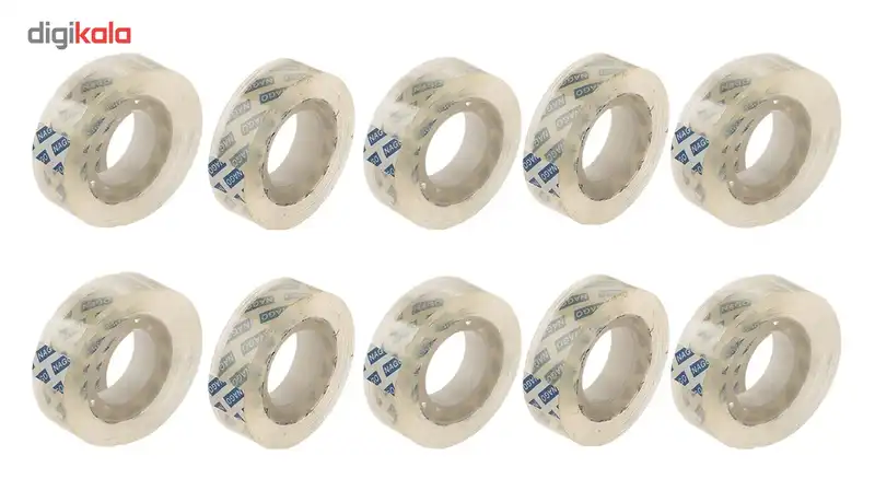 نوار چسب شیشه‌ای عرض 1.5 سانتی متر بسته 10 عددی