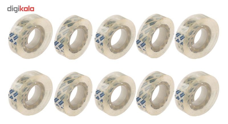 نوار چسب شیشه‌ای عرض 1.5 سانتی متر بسته 10 عددی